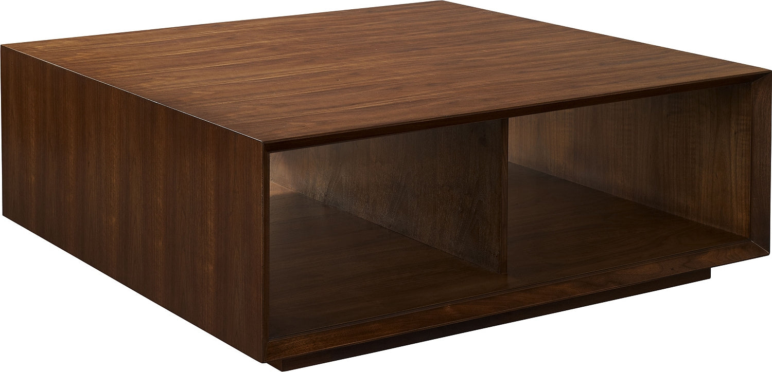 HADLEY SQUARE COFFEE TABLE in Walnut Veneers, Walnut Solids - Hickory Chair