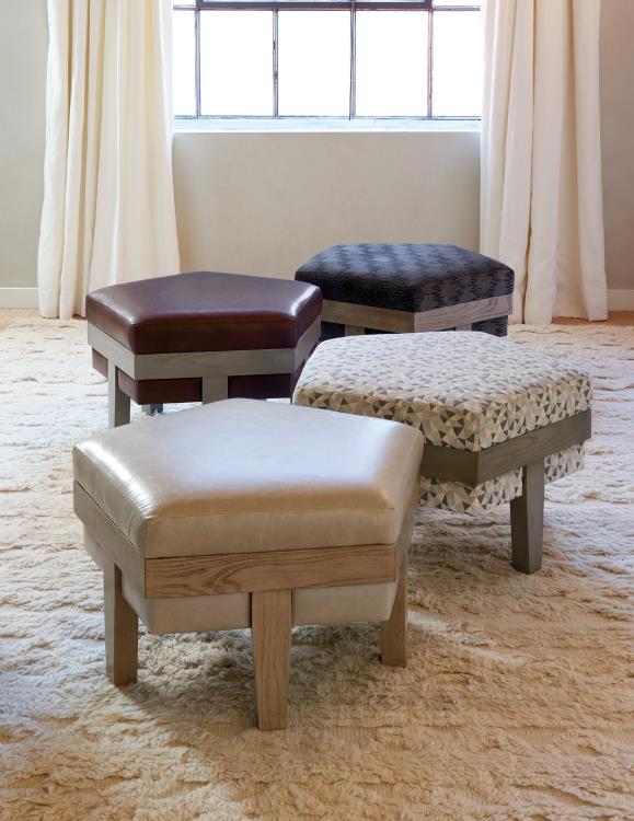 Rose Ottoman