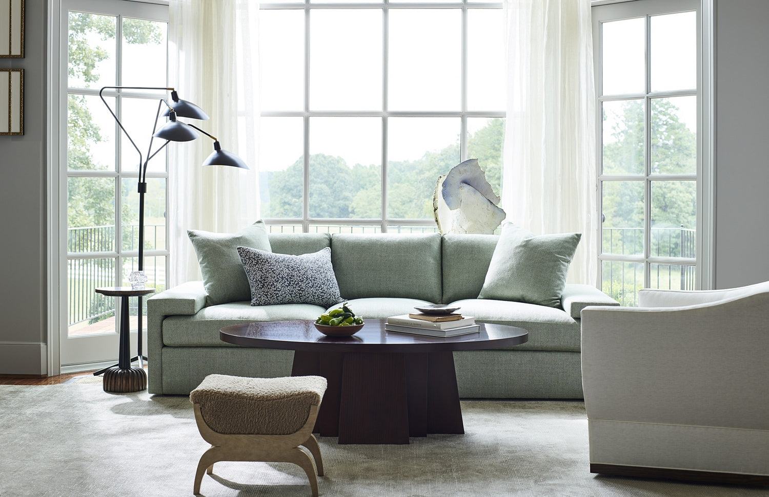 DENBY SOFA in Maple - Hickory Chair