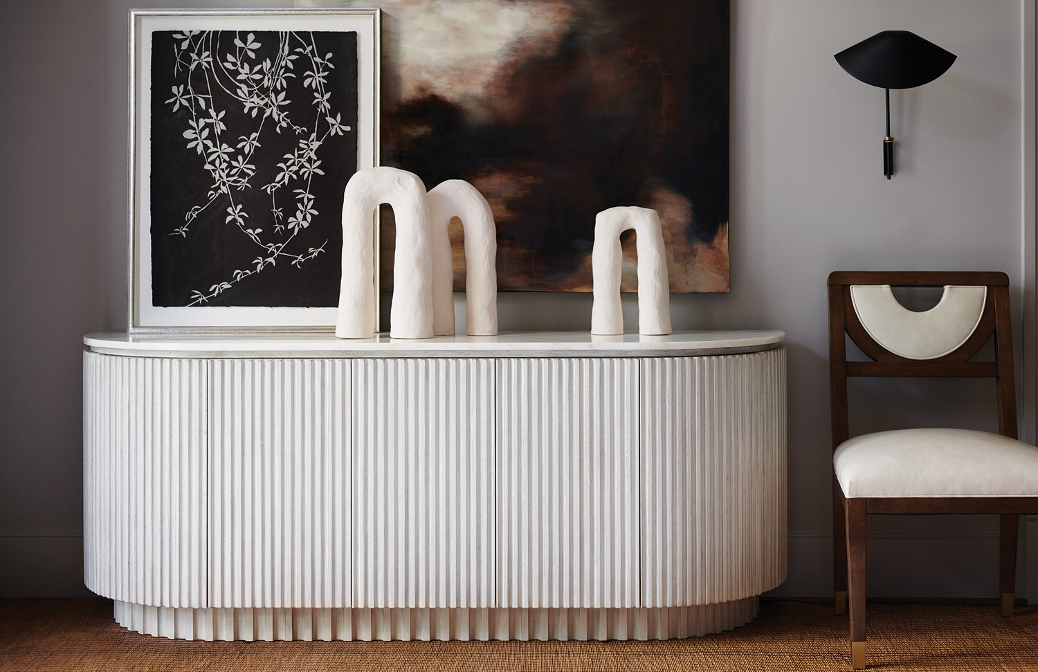 MAXIME CONSOLE WITH STONE TOP