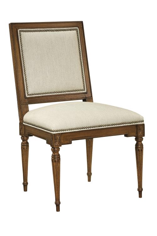 Louis XVI Sq Back Dining Side Chair