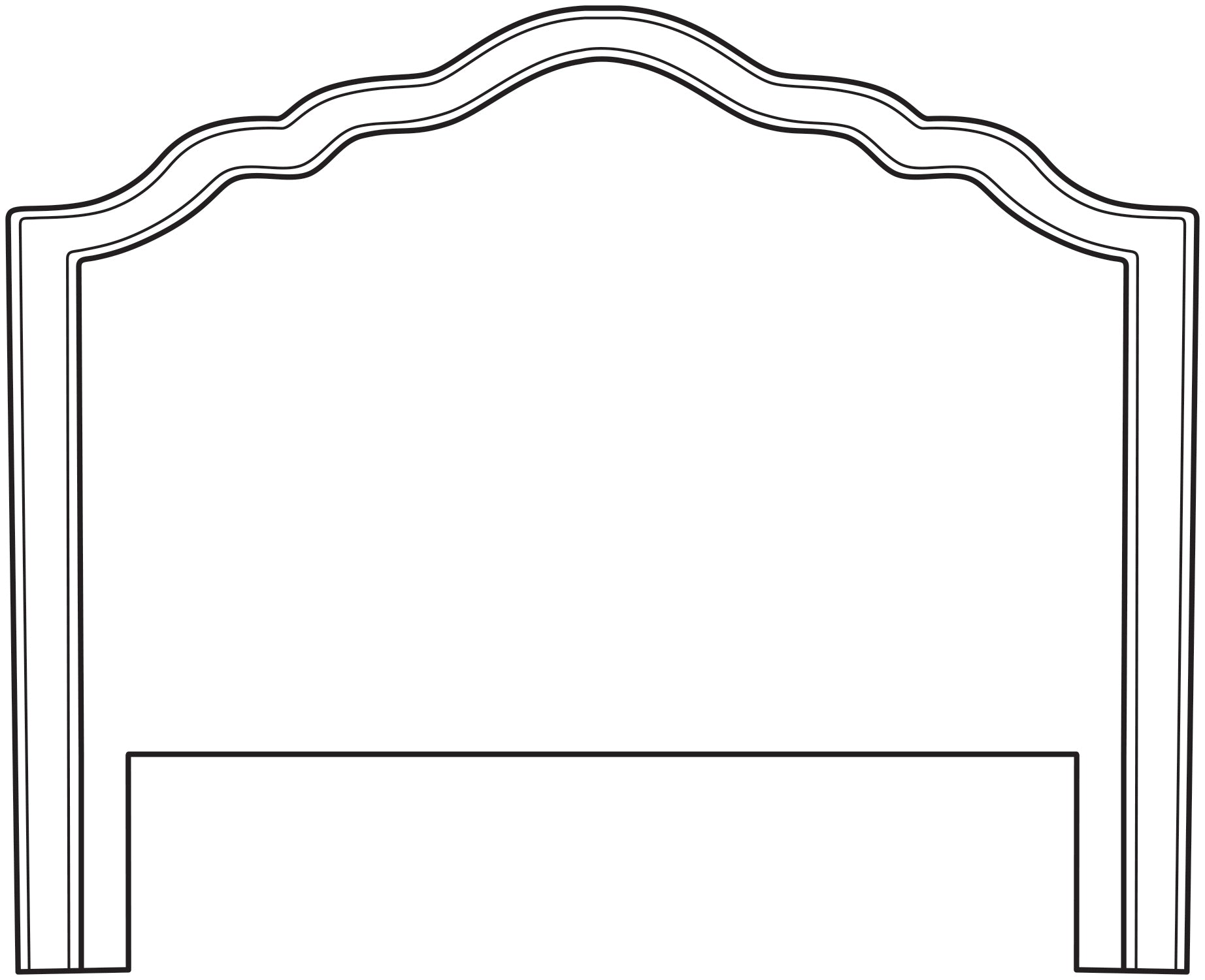 Lucy King Headboard