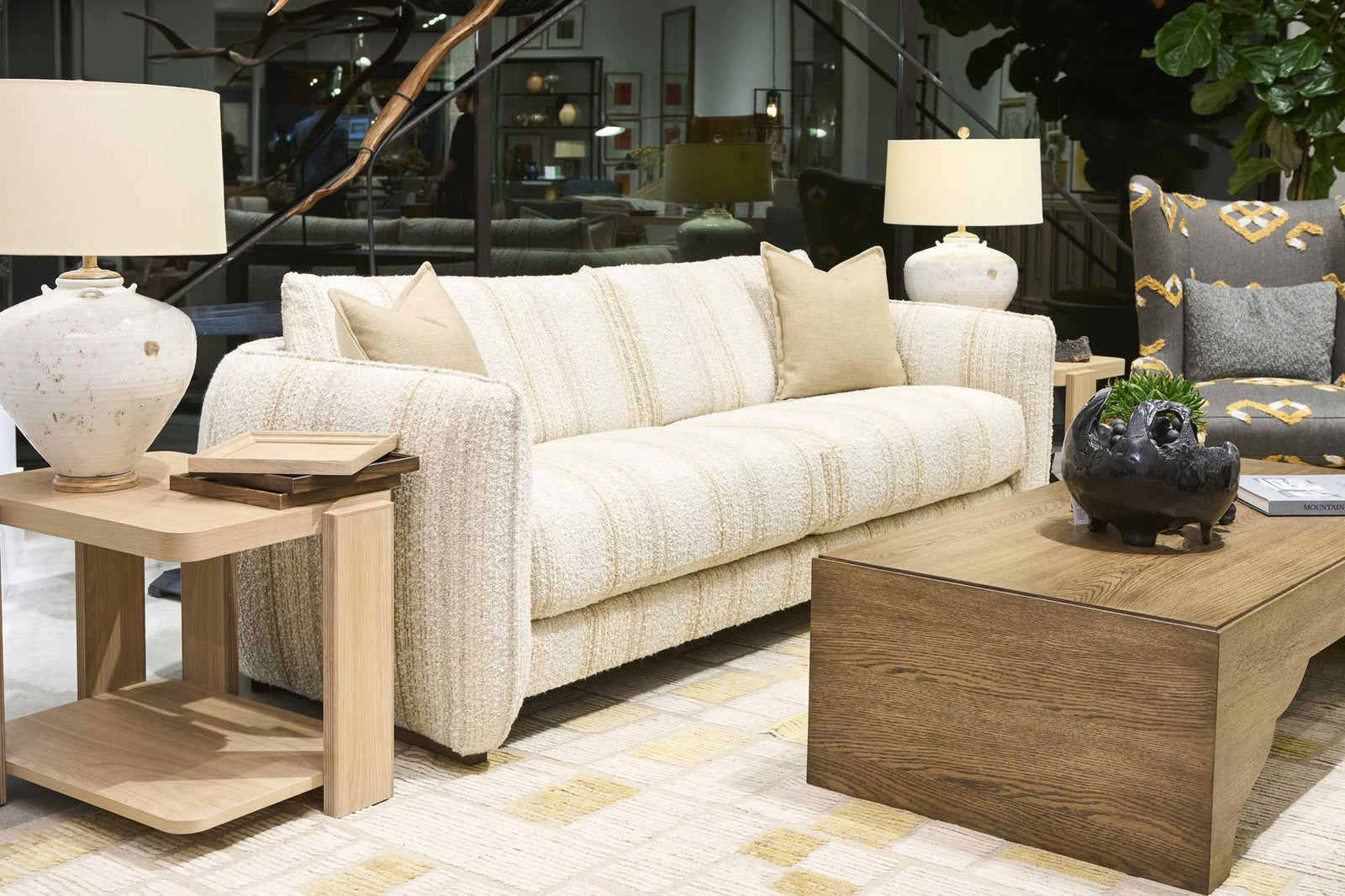 Barton Left Side End Table