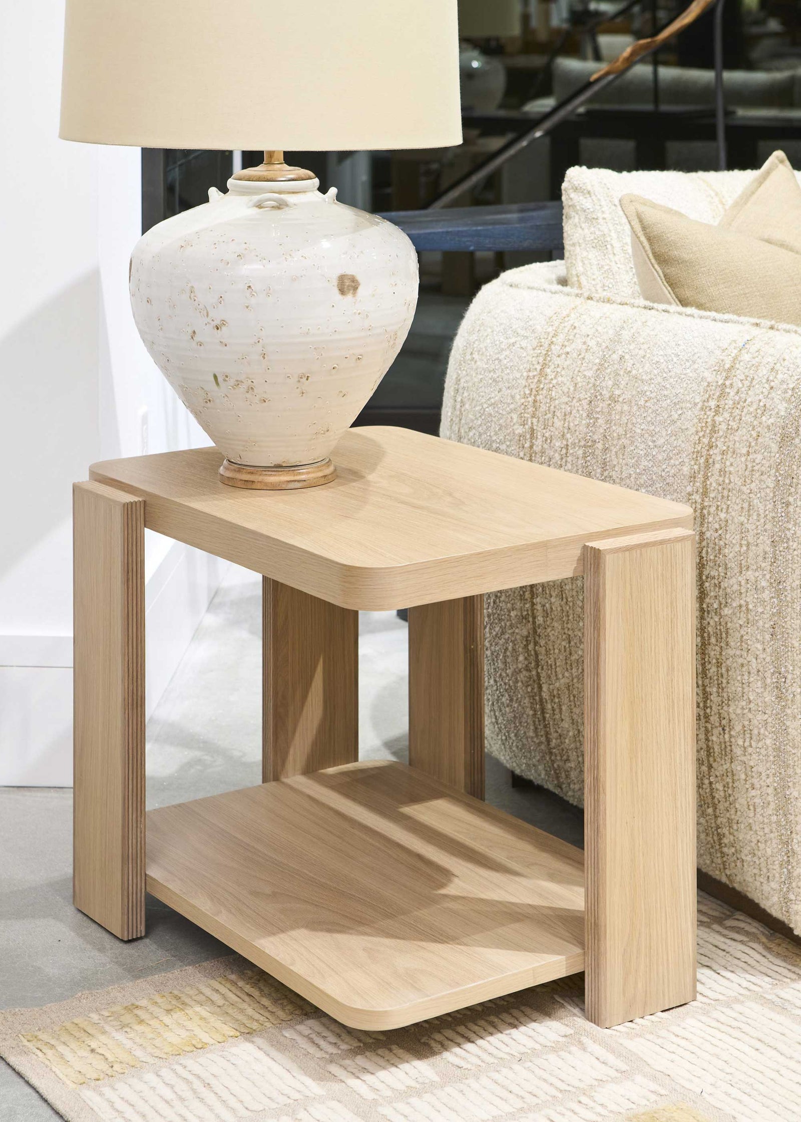 Barton Left Side End Table