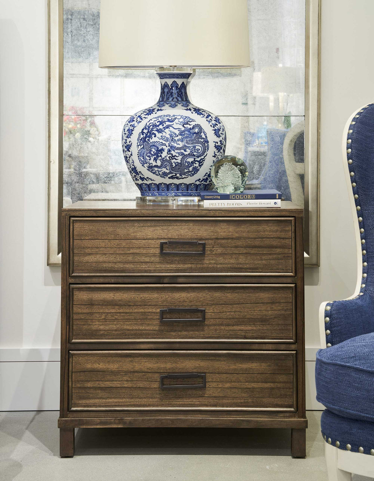 Courtland 3 Drawer Nightstand