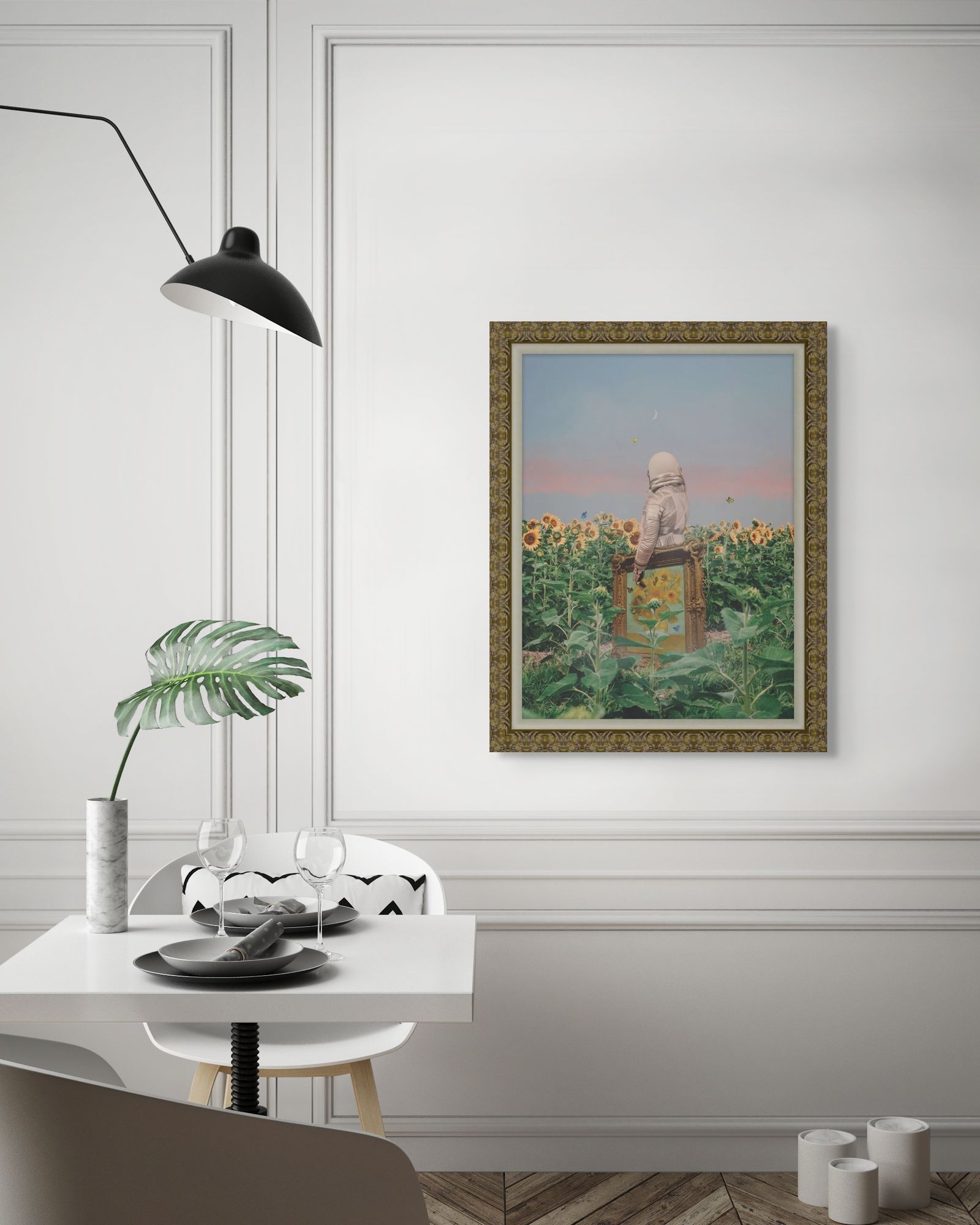 Sun, Moon, and Stars 1 in a room