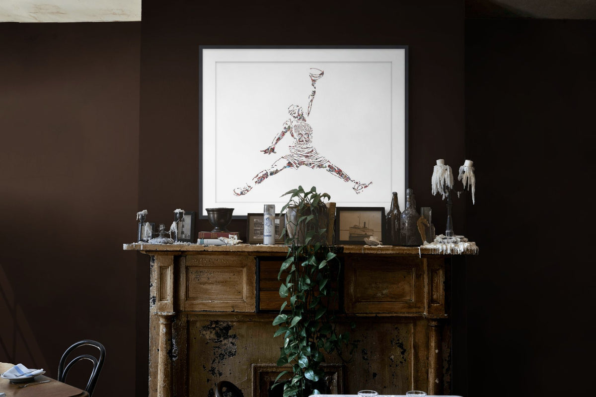 Silhouette Jumpman 1 in a room