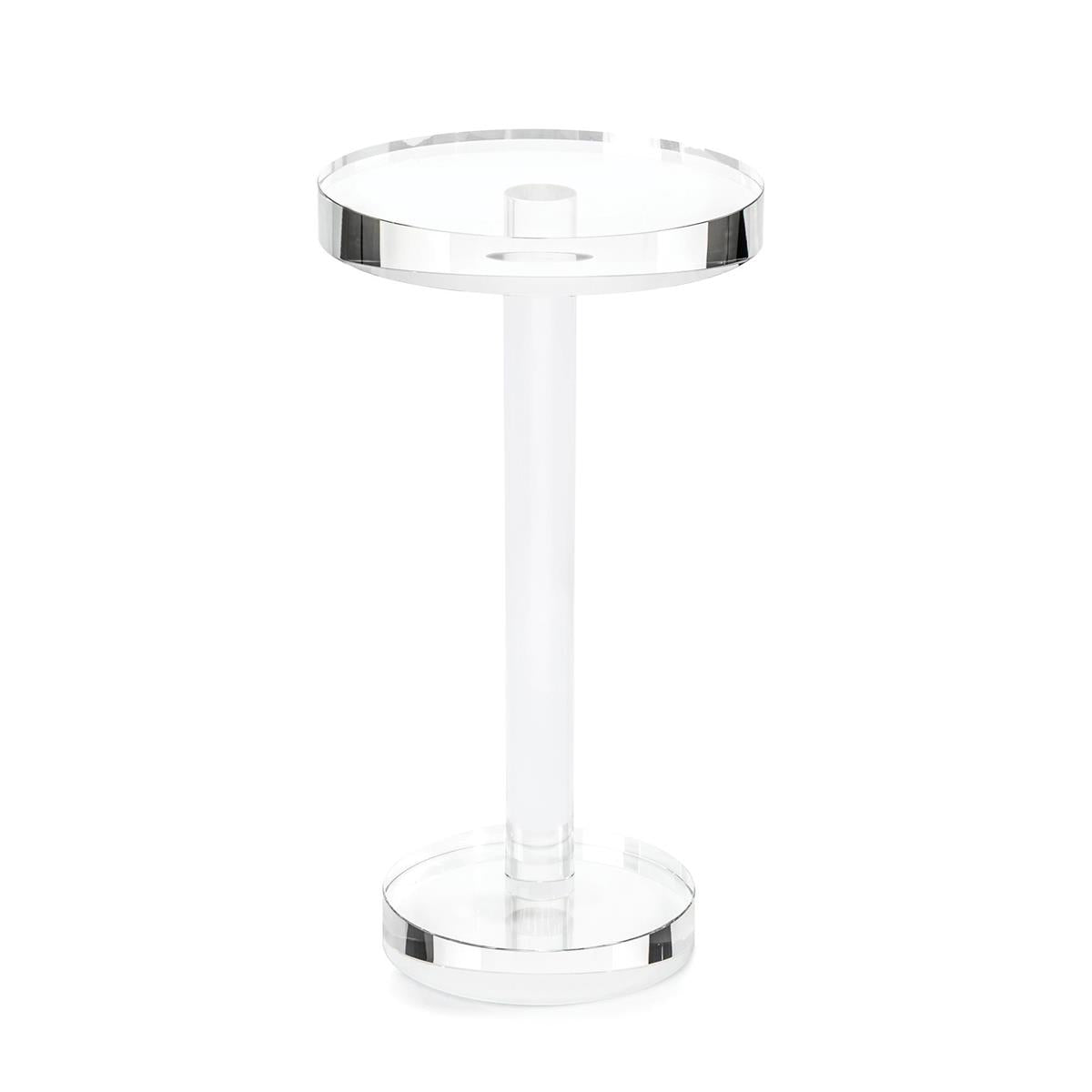 Round Crystal Martini Table by John Richard | Sutter & Vale