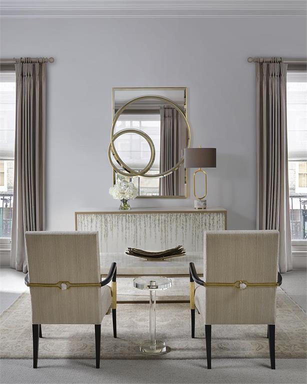 Round Crystal Martini Table by John Richard | Sutter & Vale