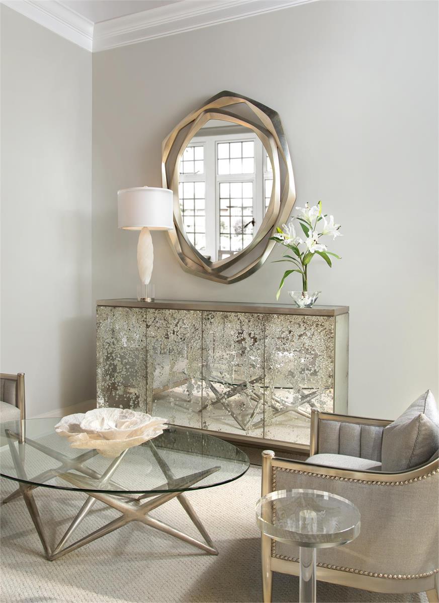 Round Crystal Martini Table by John Richard | Sutter & Vale