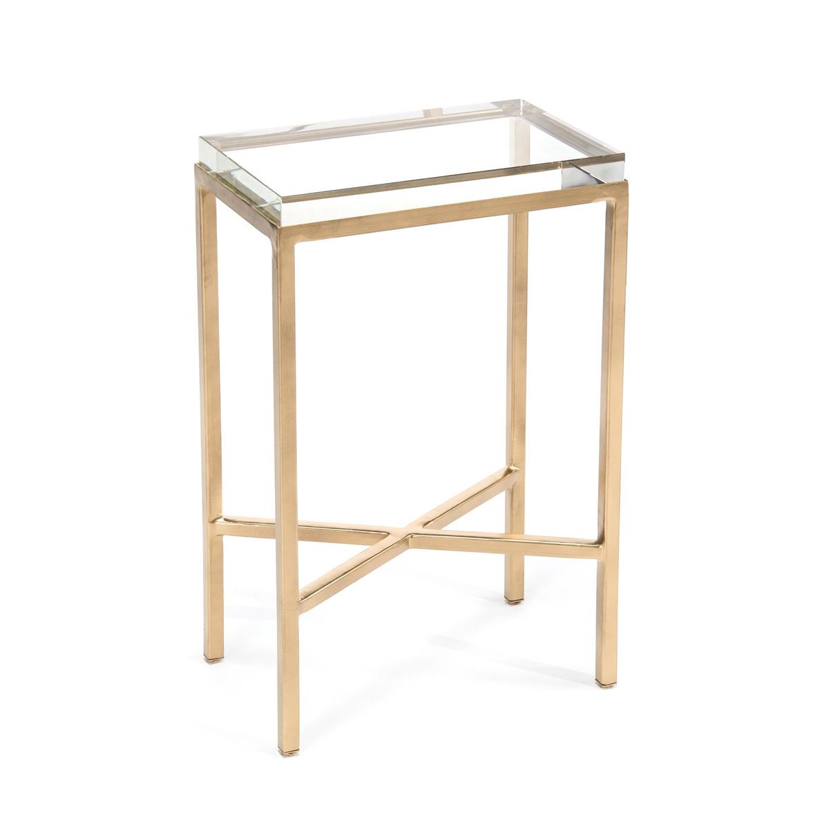 Glass Block Side Table by John Richard | Sutter & Vale