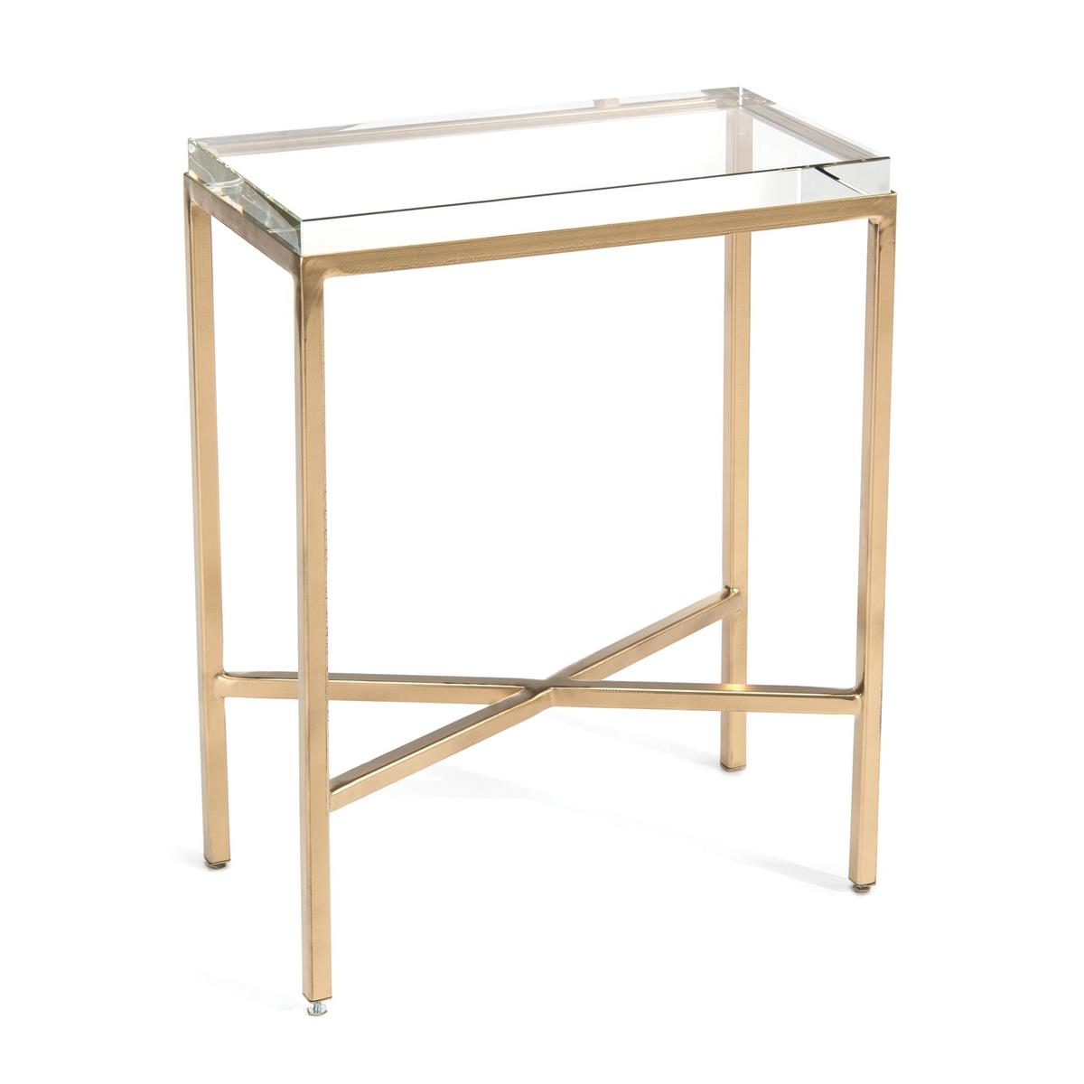 Glass Block Side Table – Art by John Richard | Sutter & Vale