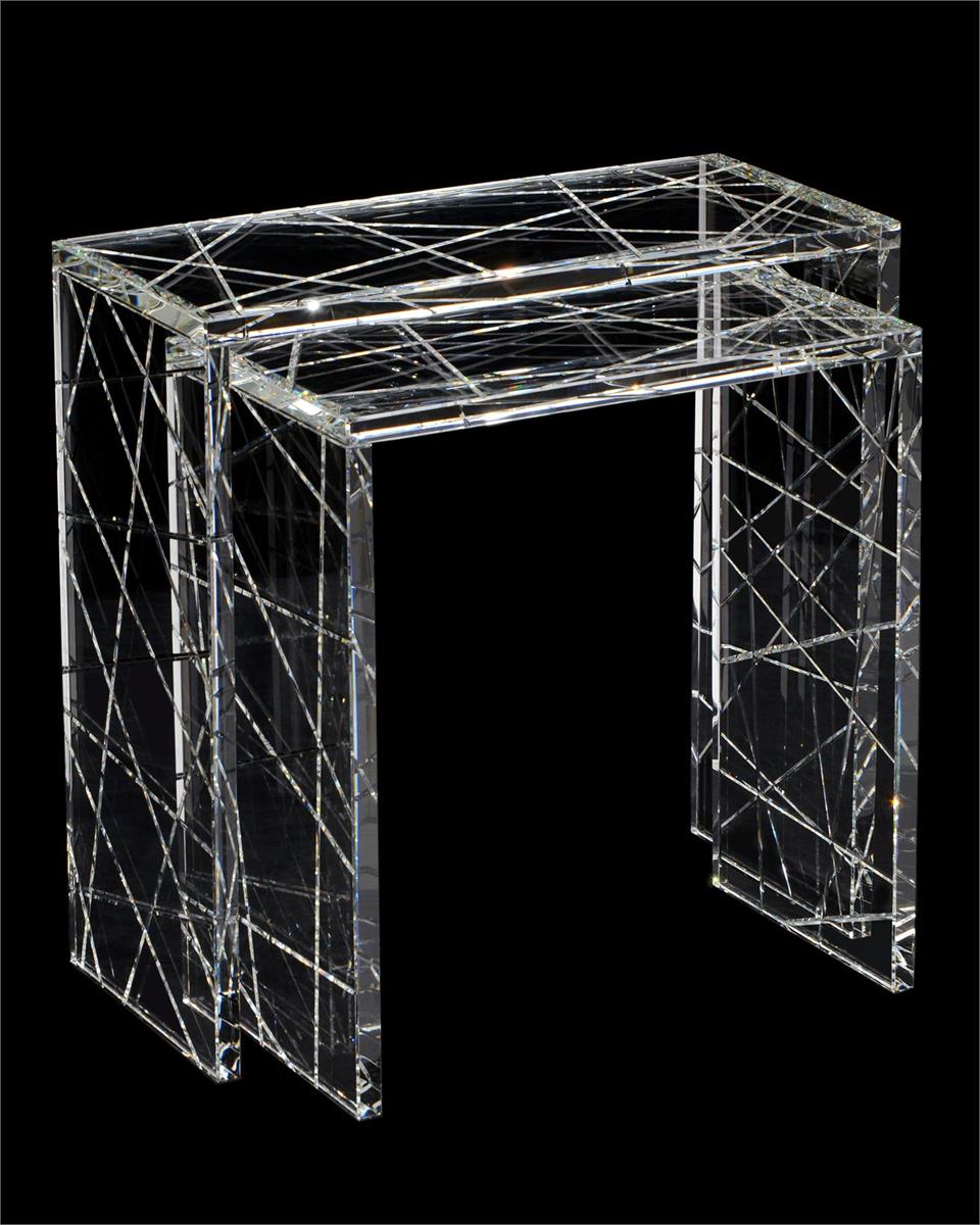 Crystal Nesting Table by John Richard | Sutter & Vale