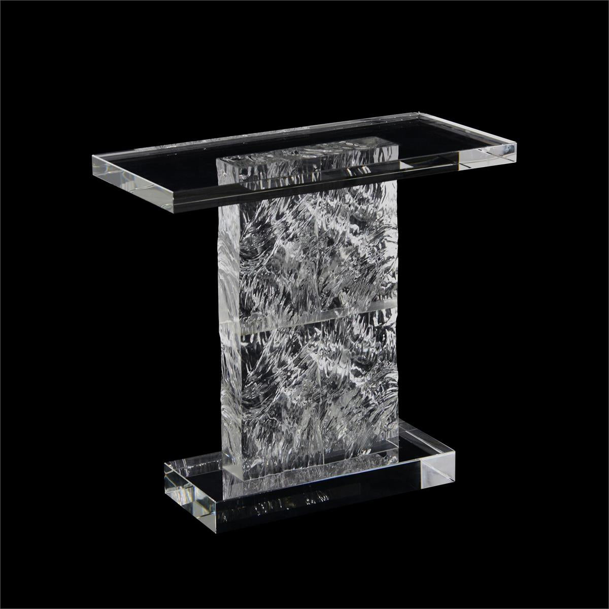 Crystal Side Table – Art by John Richard | Sutter & Vale
