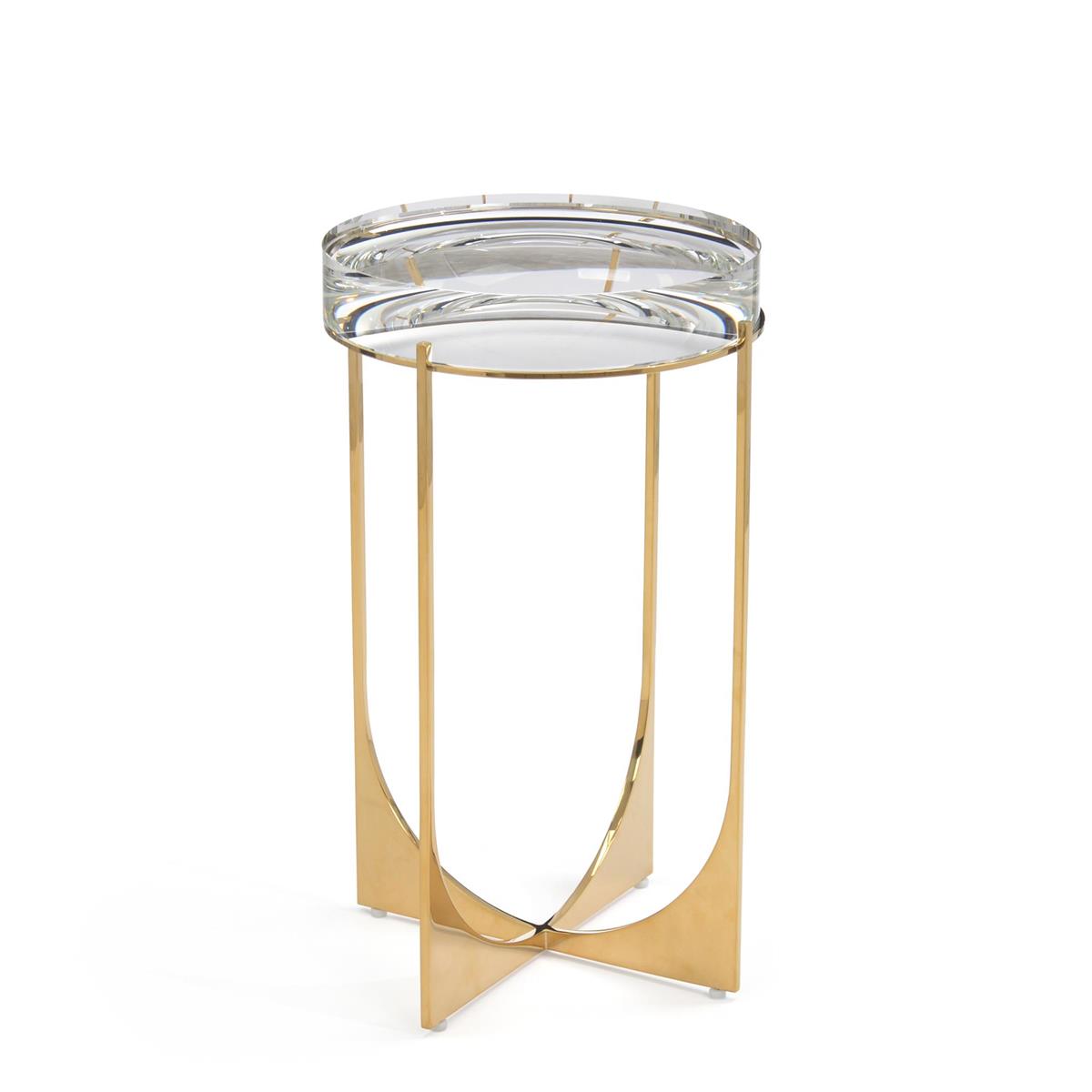 Svelte Martini Table I, Brass – Art by John Richard | Sutter & Vale