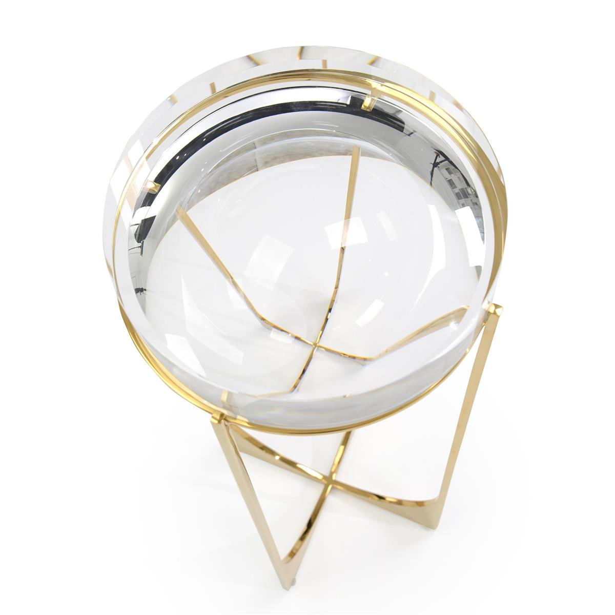 Svelte Martini Table I, Brass – Art by John Richard | Sutter & Vale