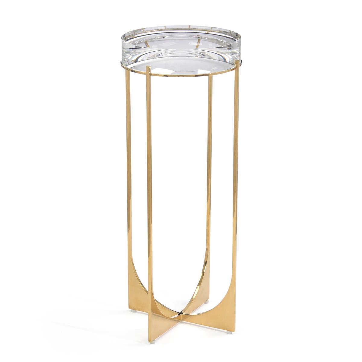 Svelte Martini Table II, Brass – Art by John Richard | Sutter & Vale