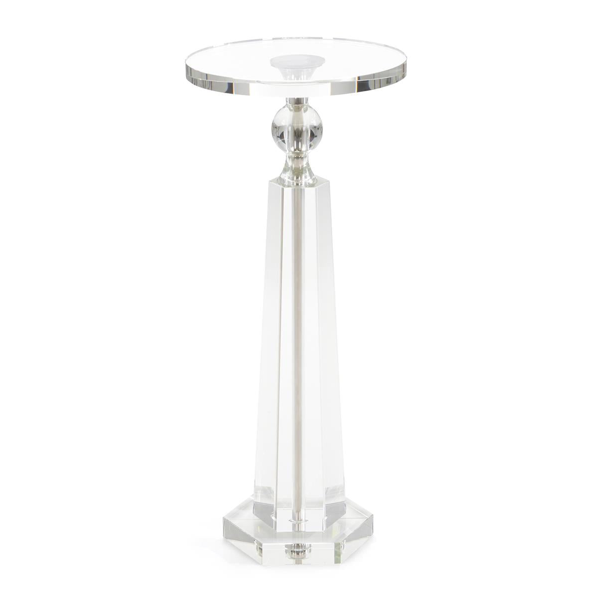 Faceted Crystal Martini Table – Art by John Richard | Sutter & Vale
