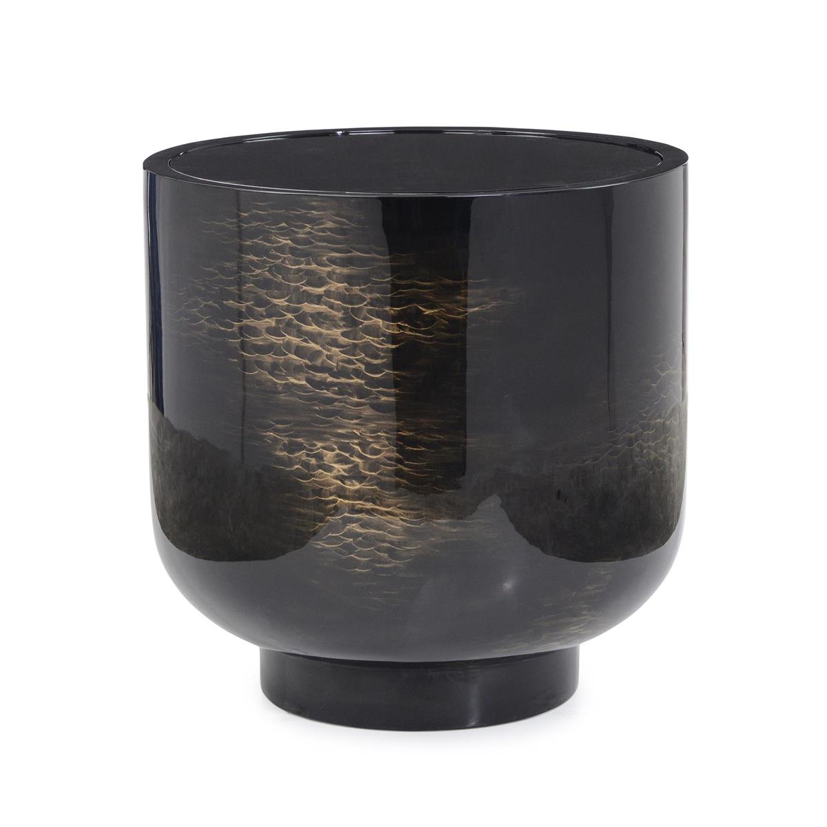 Draco Side Table, Round – Art by John Richard | Sutter & Vale
