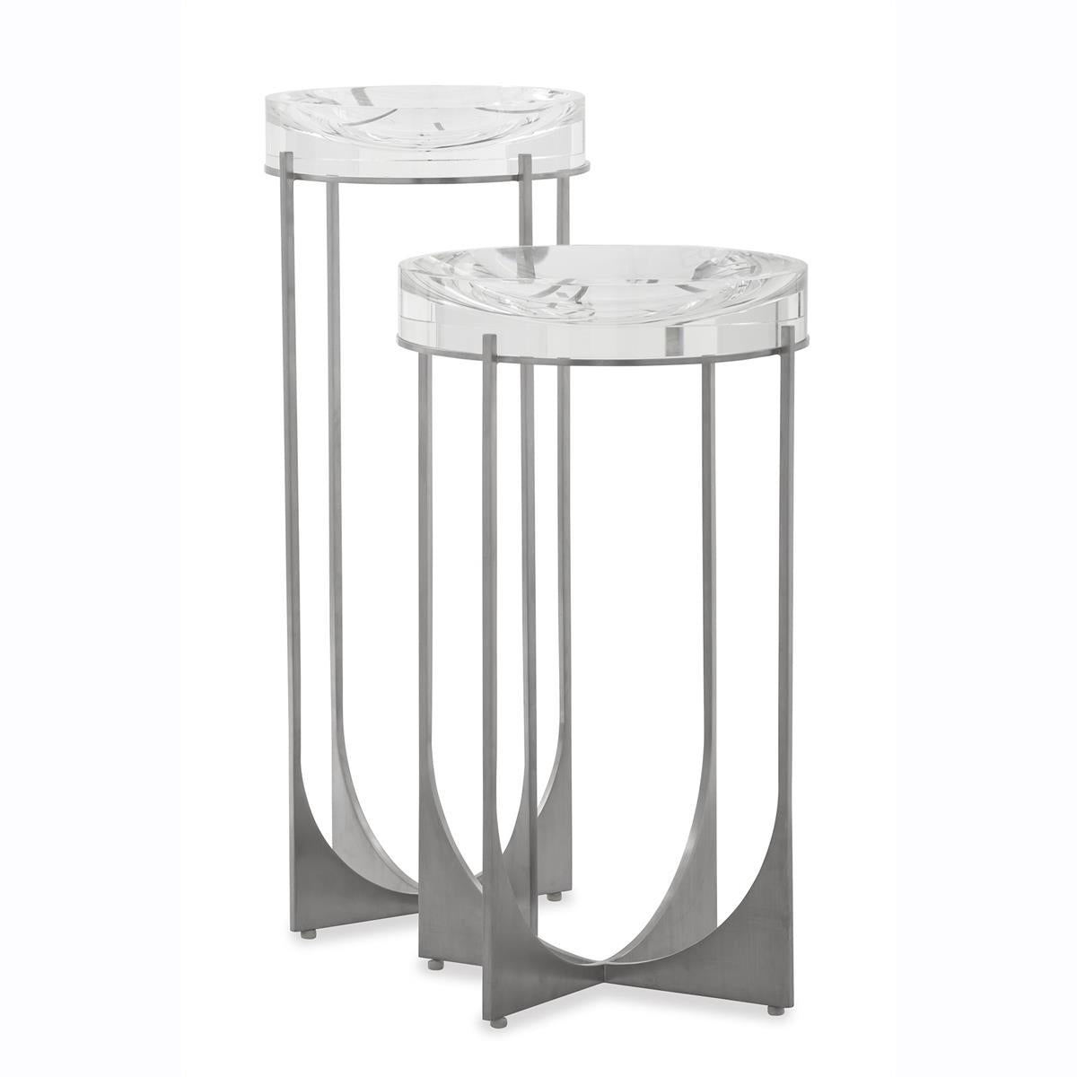 Svelte Martini Table II, Silver – Art by John Richard | Sutter & Vale