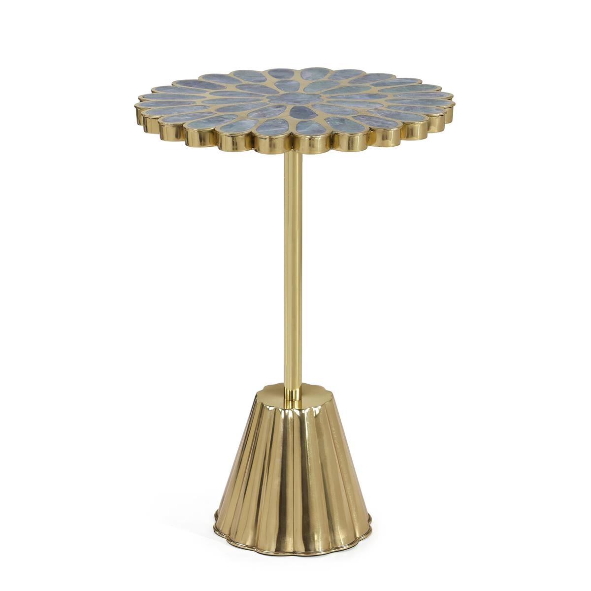 Peony Accent Table, Light Green by John Richard | Sutter & Vale