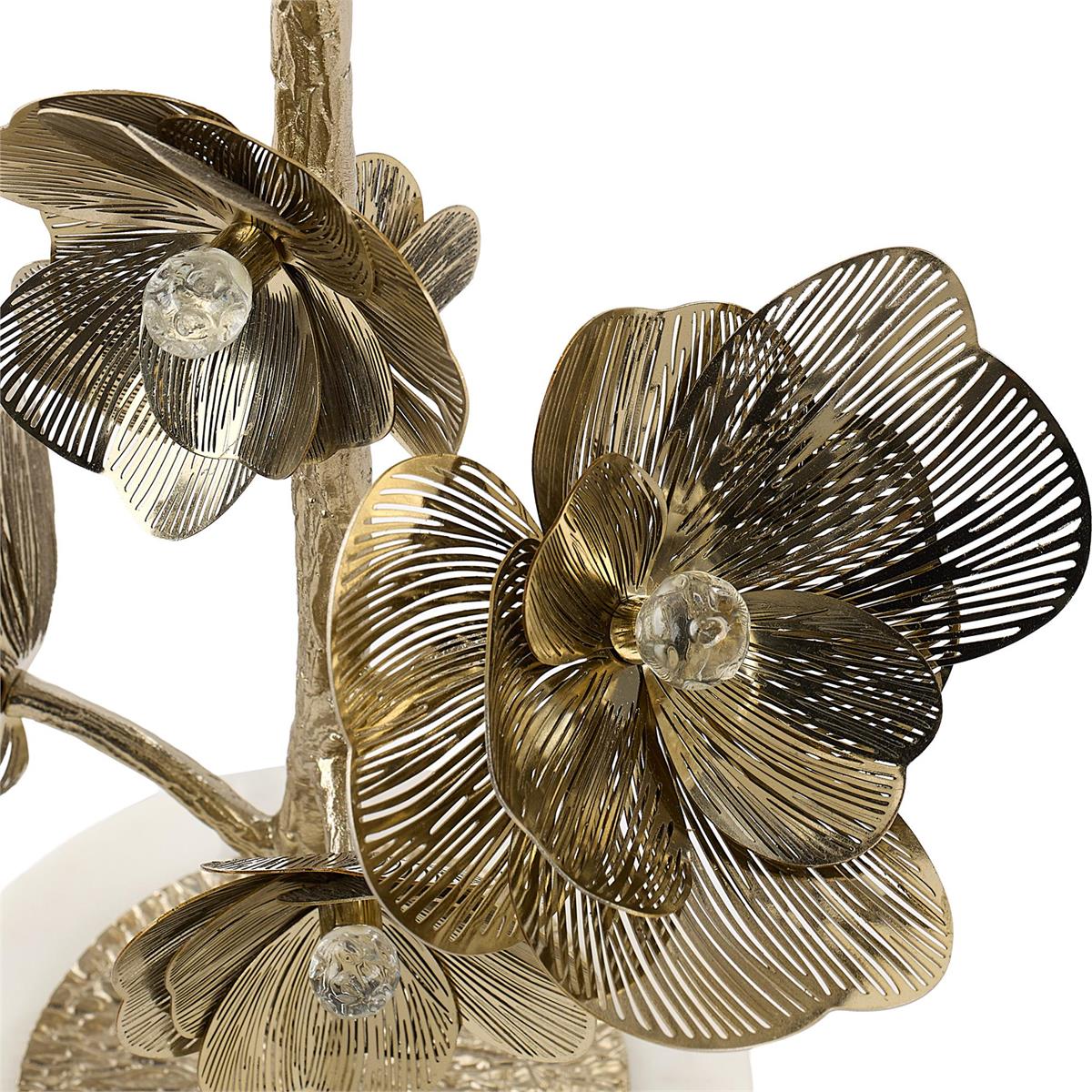Golden Camellia Accent Table by John Richard | Sutter & Vale