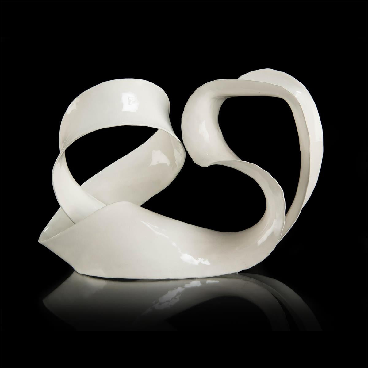 Ronaldo Sculpture, White by John Richard | Sutter & Vale