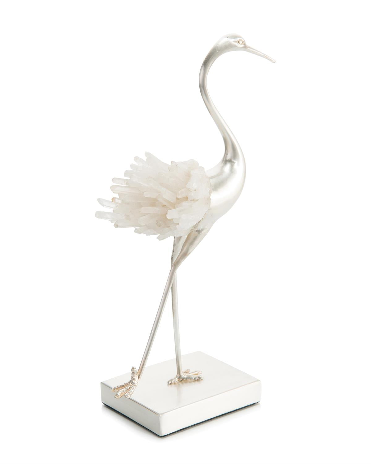 Stone, Quartz Egret Running