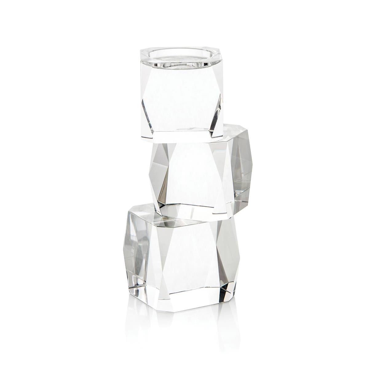 Crystal Cubist Candleholder – Art by John Richard | Sutter & Vale