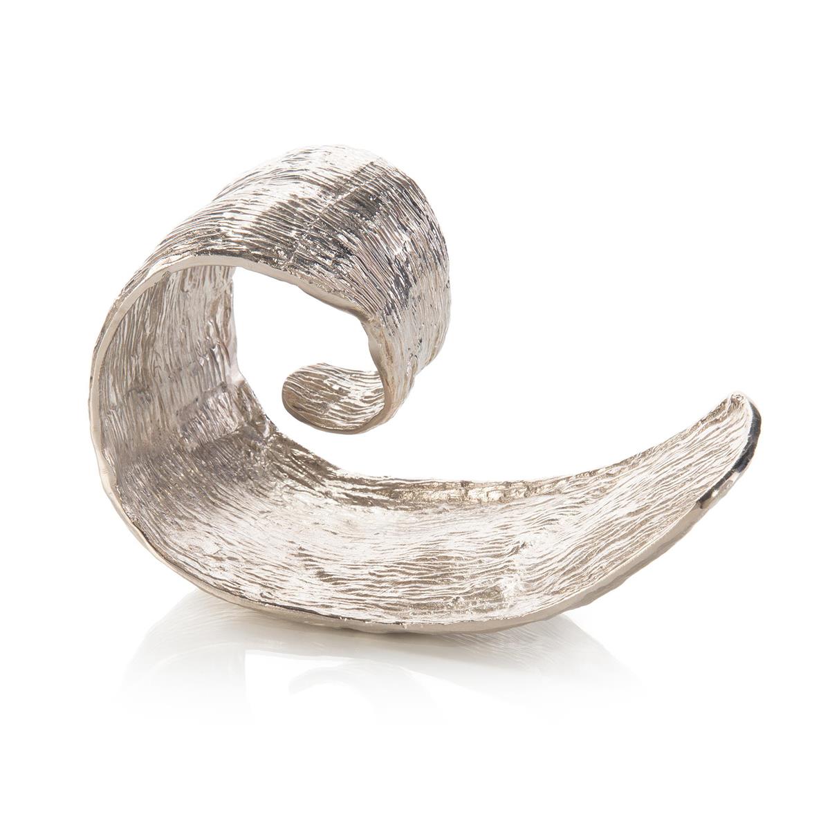 Organic Curl In Nickel – Art by John Richard | Sutter & Vale