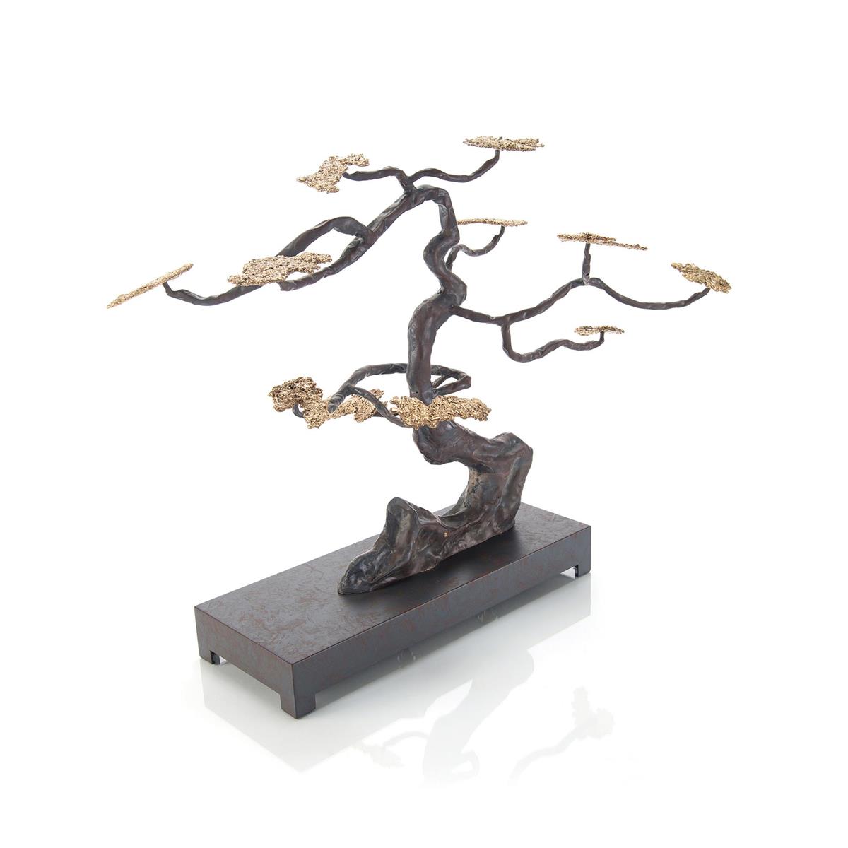 Windswept Sculpture In Antique Brass – Art by John Richard | Sutter & Vale