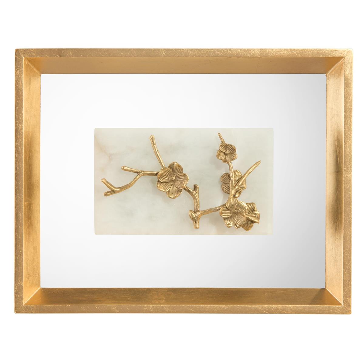 Budded Branch on Stone, Alabaster – Art by John Richard | Sutter & Vale