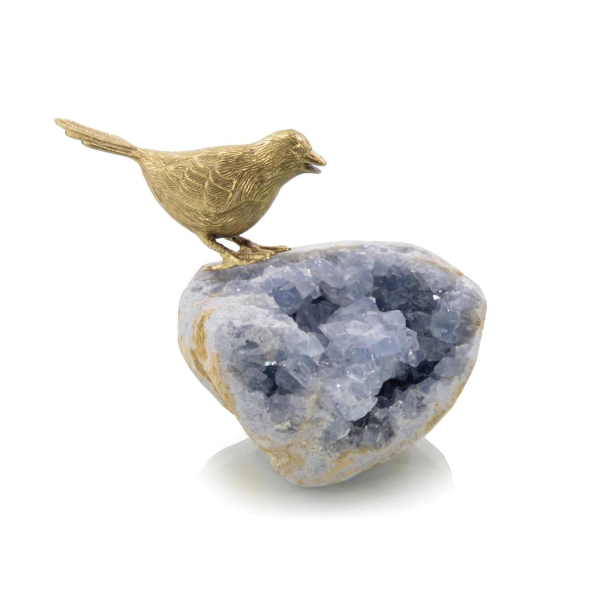 Bird on Celestite Rock I – Art by John Richard | Sutter & Vale
