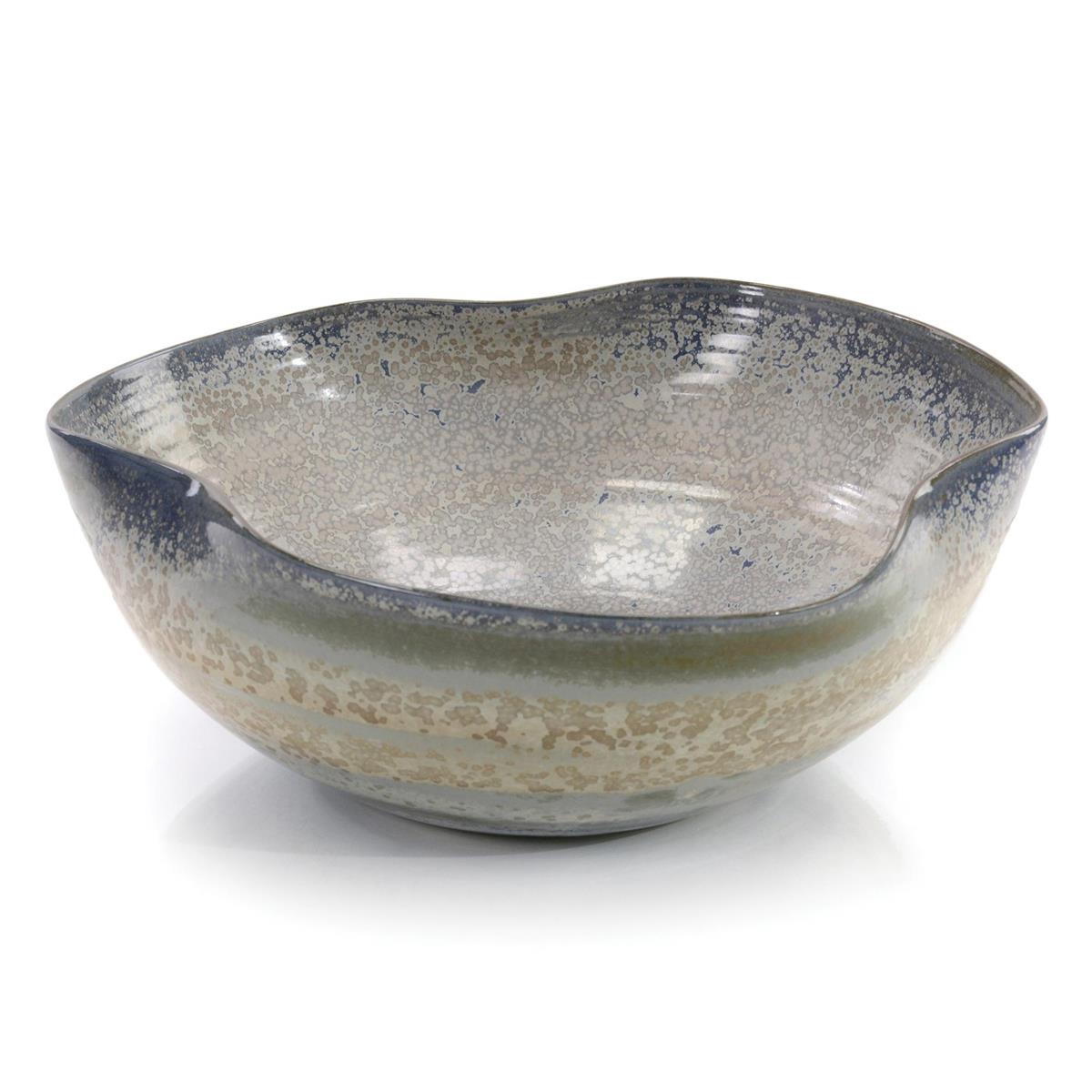 Floating in a Foam of Teal Shapely Bowl – Art by John Richard | Sutter & Vale