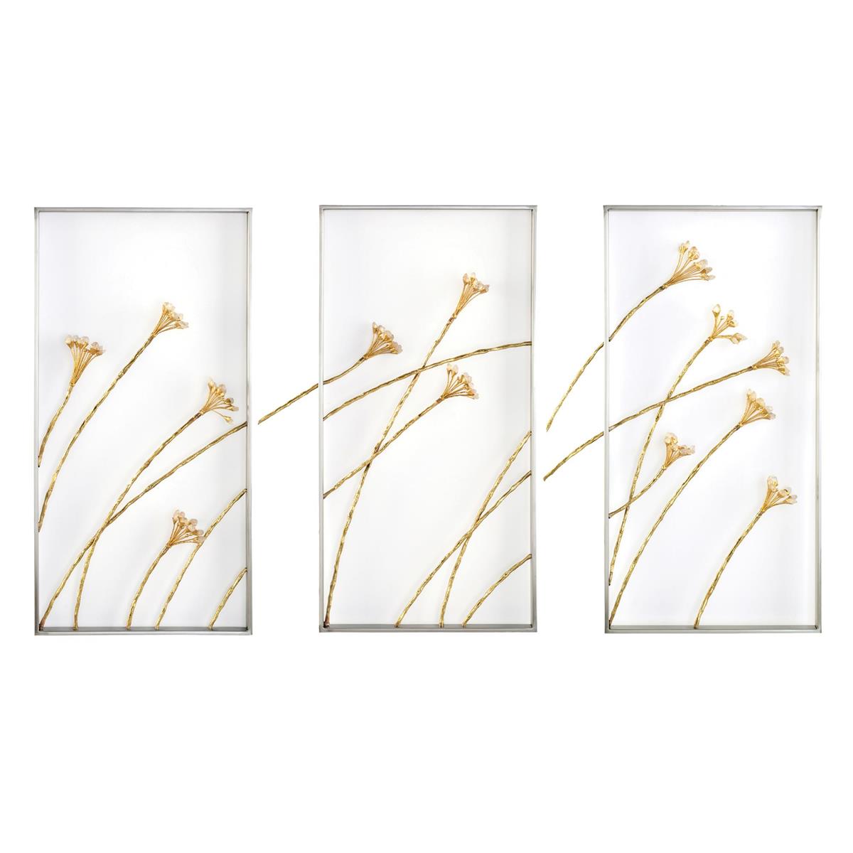 Set of Three Windswept Triptych Wall Panels – Art by John Richard | Sutter & Vale