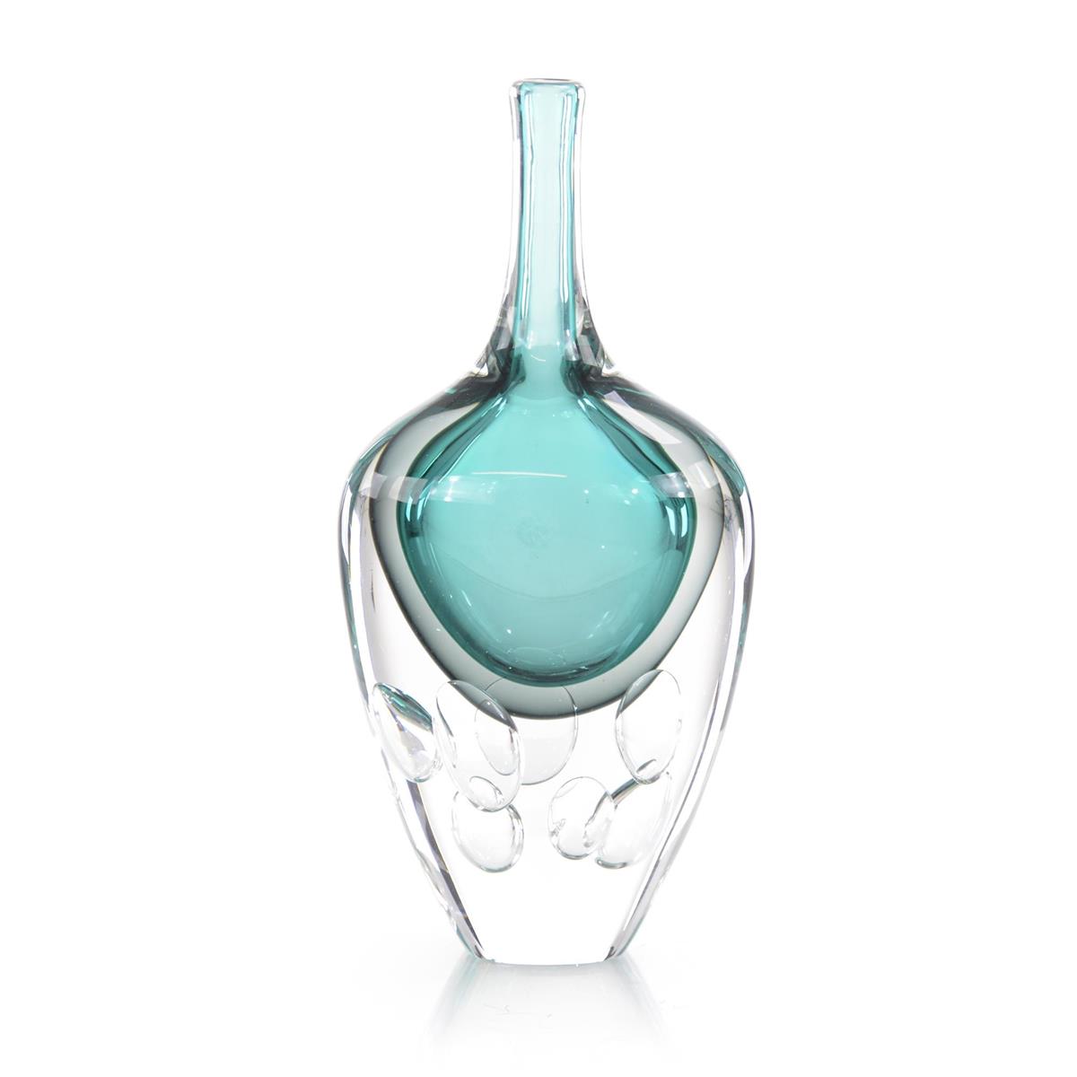 Azure Art Glass Vase – Art by John Richard | Sutter & Vale