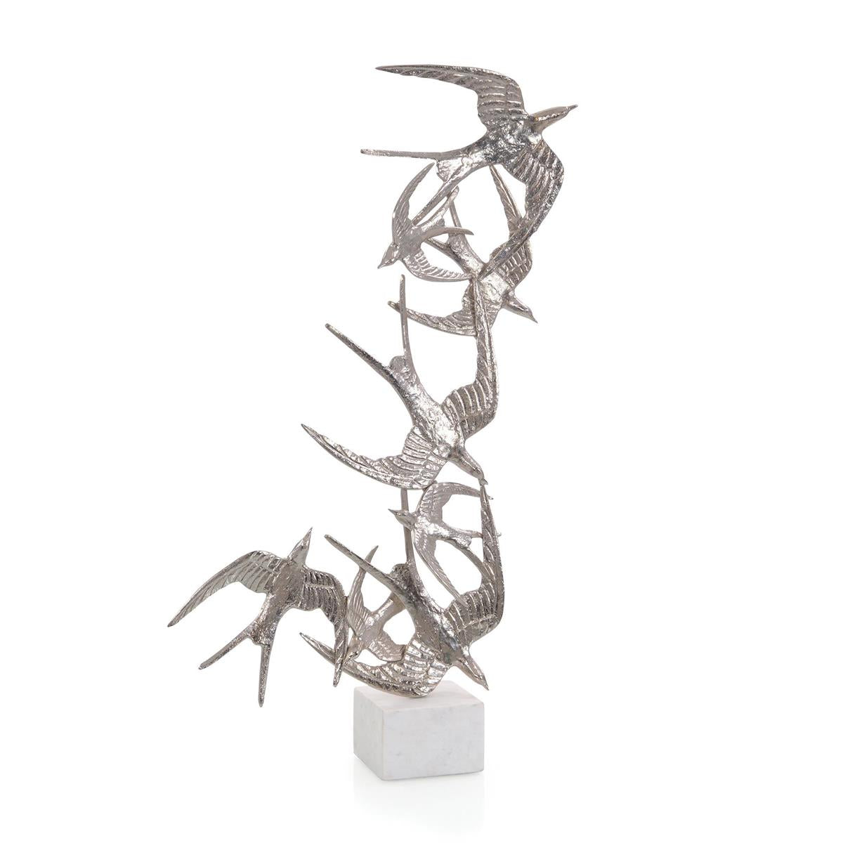 Swallows in Flight, Nickel – Sconces by John Richard | Sutter & Vale