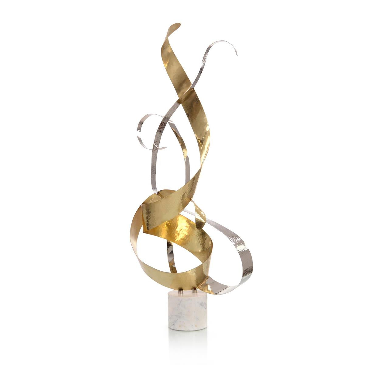 Dancing Swirls Sculpture – Art by John Richard | Sutter & Vale