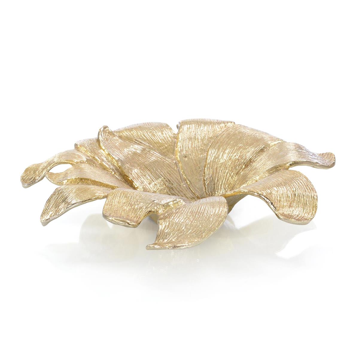 Lily Petal Bowl In Antique Brass – Art by John Richard | Sutter & Vale