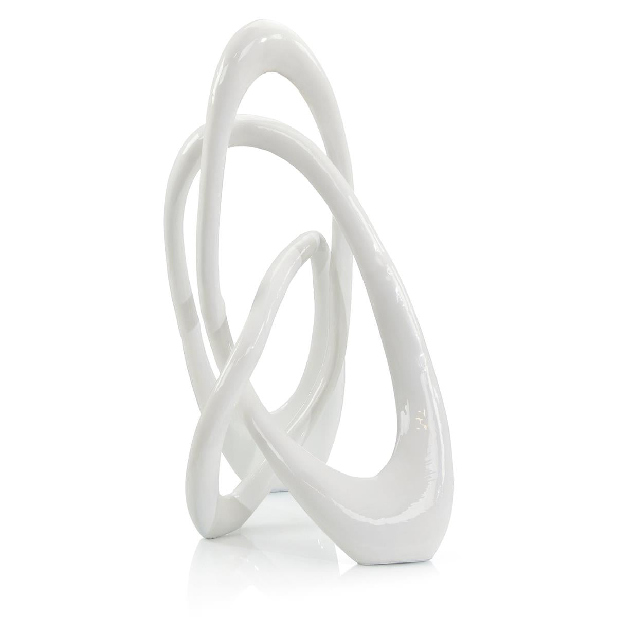 Twisted Rings Sculpture – Art by John Richard | Sutter & Vale