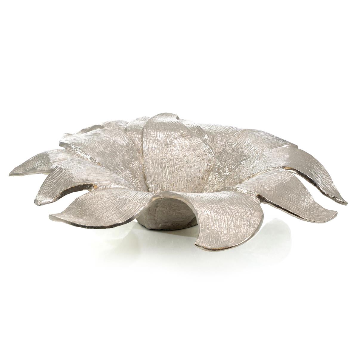 Nickel Lily Petal Bowl – Art by John Richard | Sutter & Vale