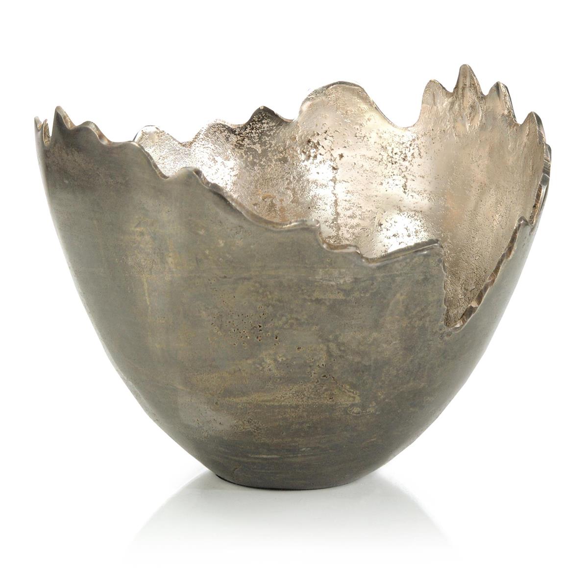 Matterport Aluminum Silver Bowl – Art by John Richard | Sutter & Vale