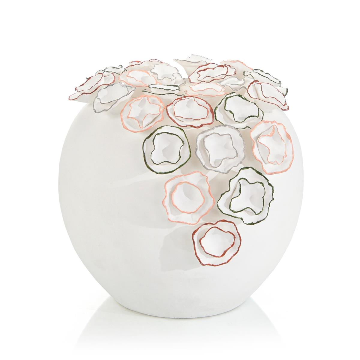 Pearl White Oval Porcelain Sculpture – Art by John Richard | Sutter & Vale