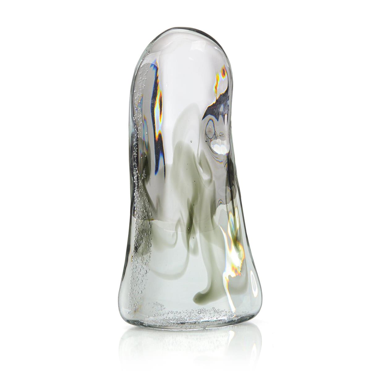 Swirls of Gray Handblown Glass Sculpture I – Art by John Richard | Sutter & Vale