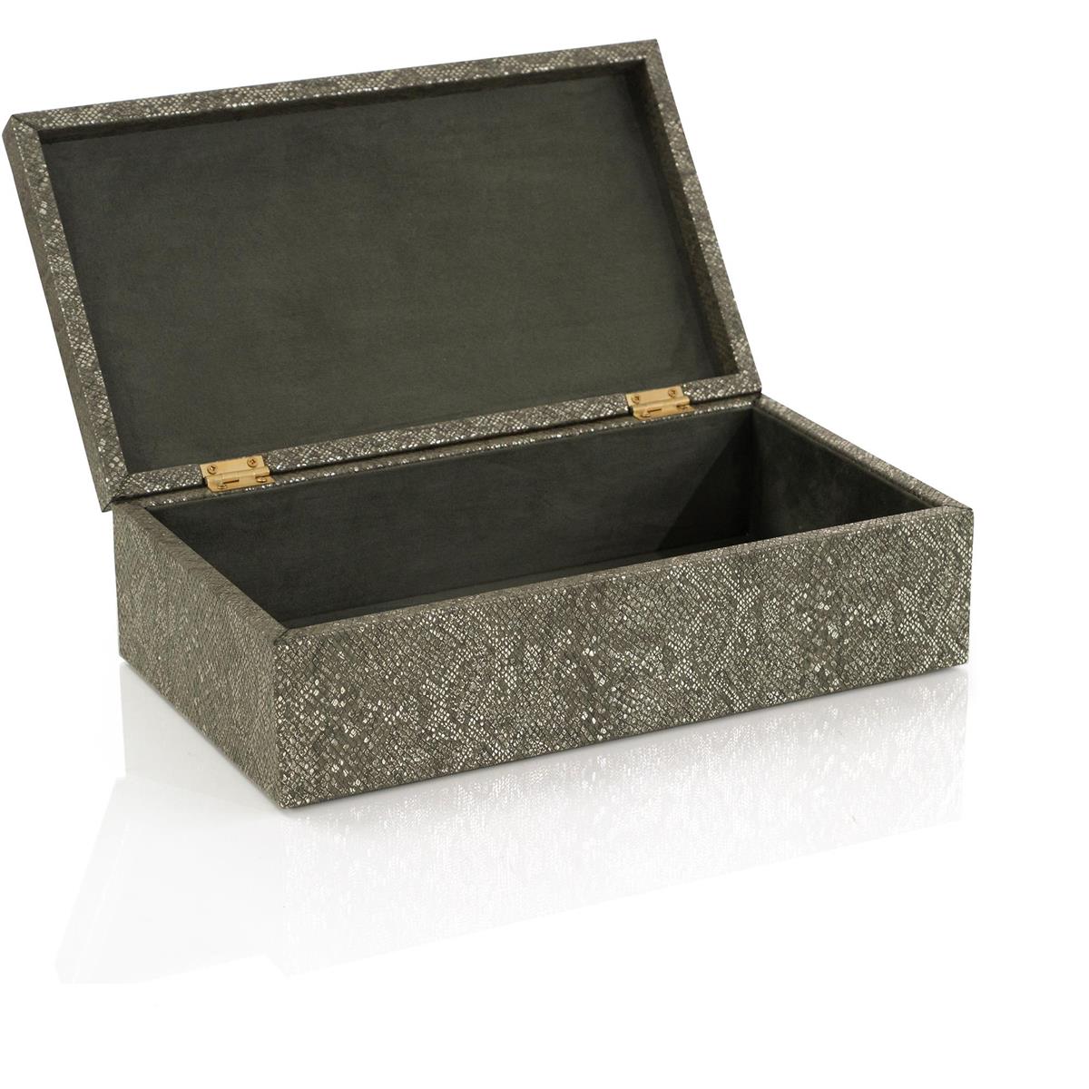 Feathered Vegan Snakeskin Box – Art by John Richard | Sutter & Vale