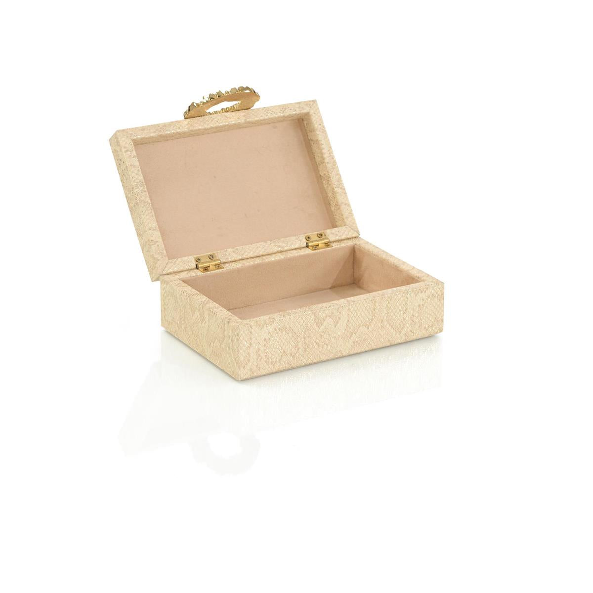 Dazzle Vegan Snakeskin Box Small – Art by John Richard | Sutter & Vale