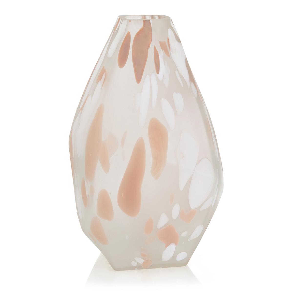 Blush Rock Glass Vase Large – Art by John Richard | Sutter & Vale