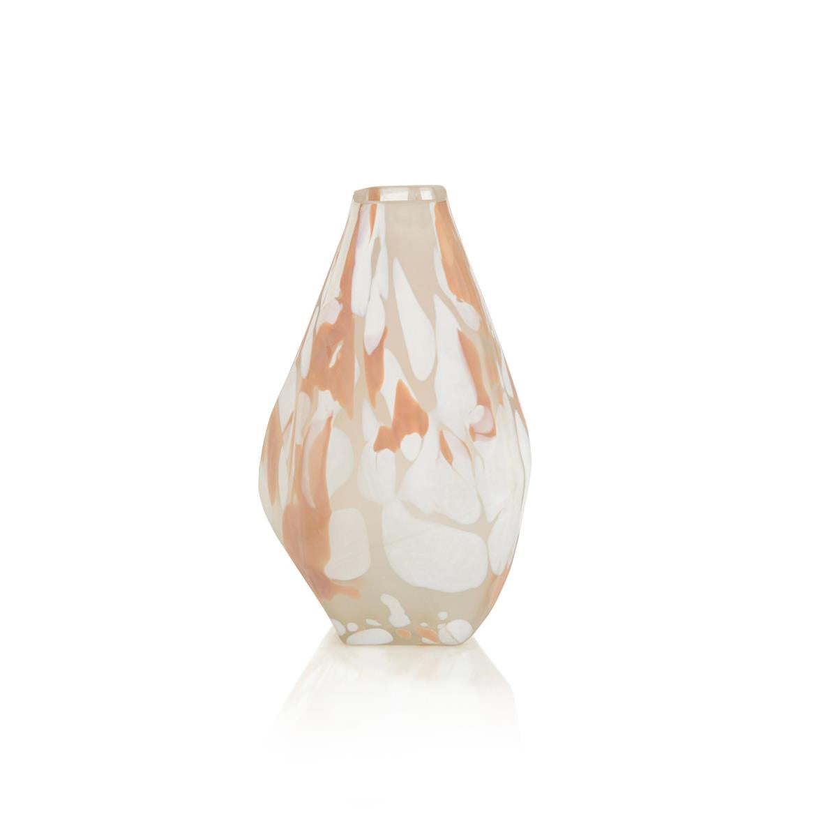 Blush Rock Glass Vase Medium – Art by John Richard | Sutter & Vale
