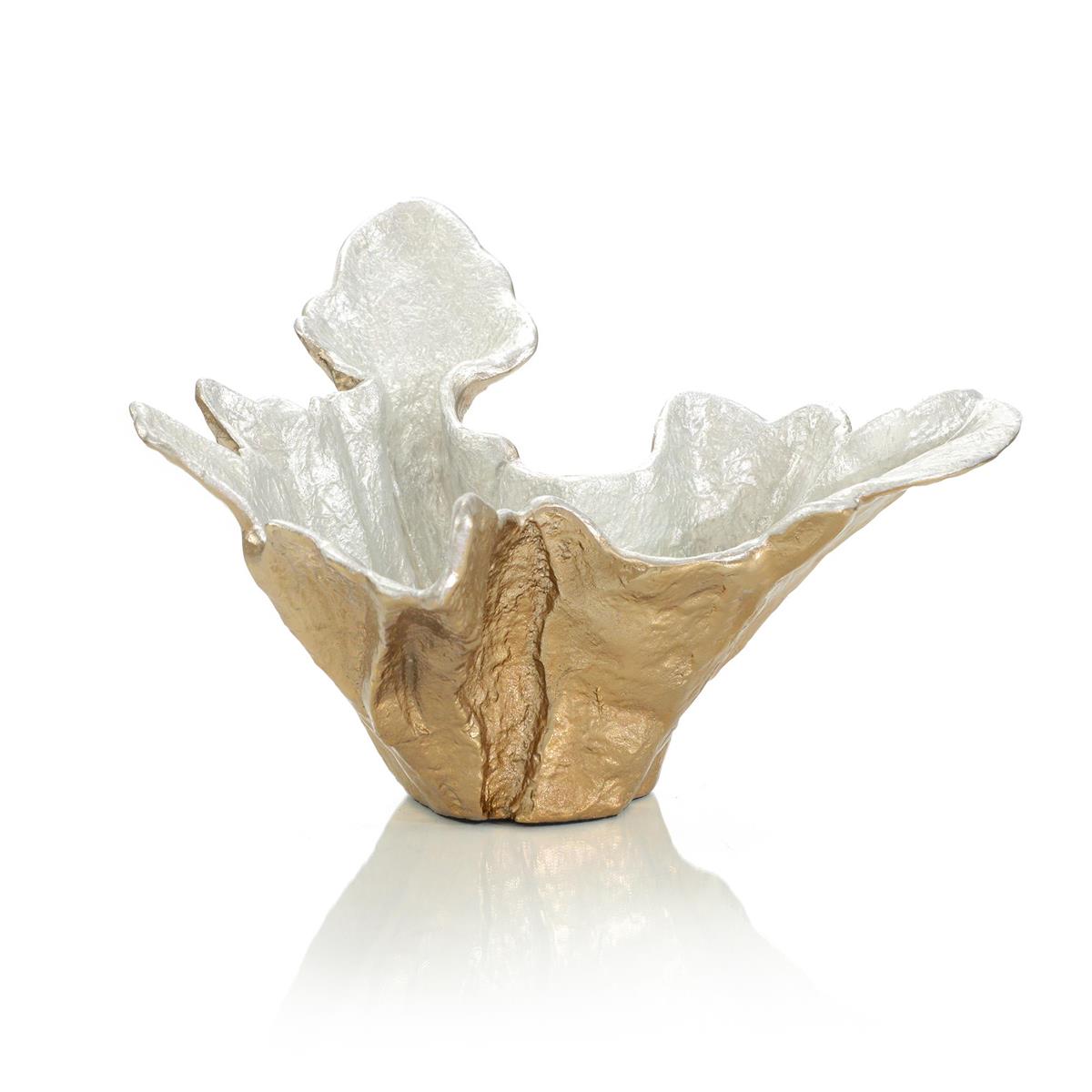 Organic Bowl in Champagne Gold – Art by John Richard | Sutter & Vale