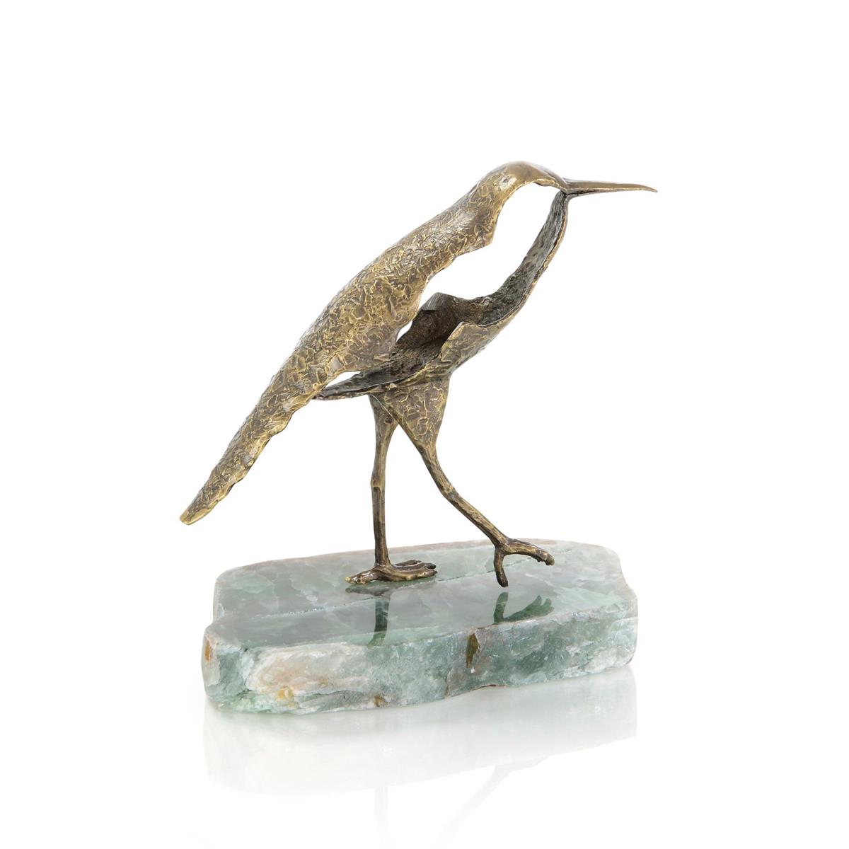Avian Sculpture on Stone I by John Richard | Sutter & Vale